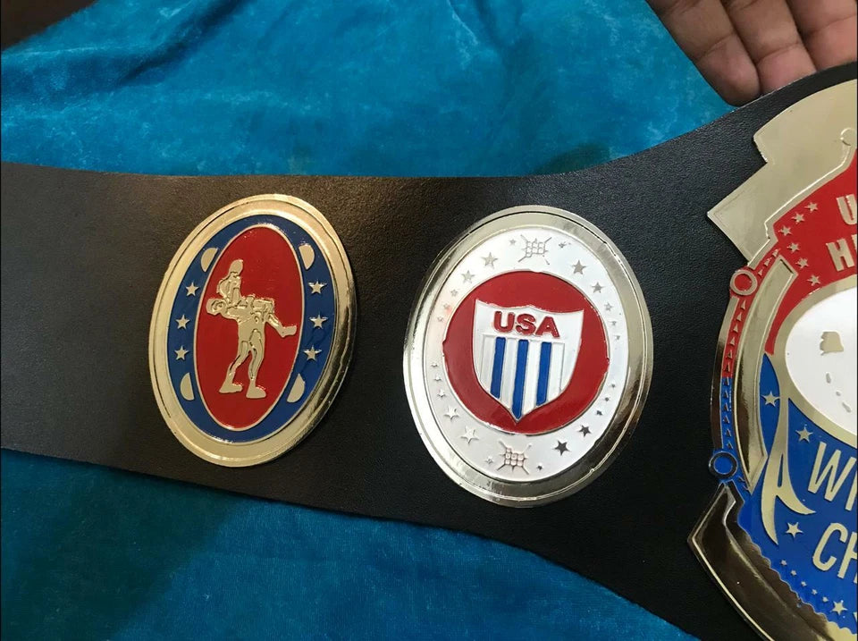 NEW NWA UNITED STATES HEAVYWEIGHT WRESTLING CHAMPIONSHIP BELT SIZE 2mm Brass