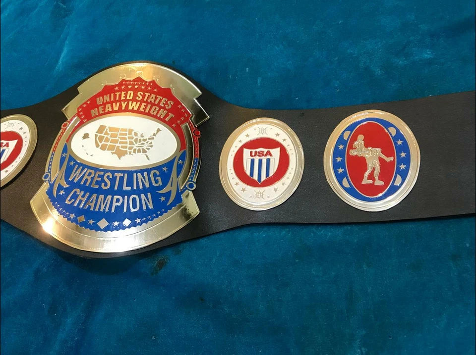 NEW NWA UNITED STATES HEAVYWEIGHT WRESTLING CHAMPIONSHIP BELT SIZE 2mm Brass