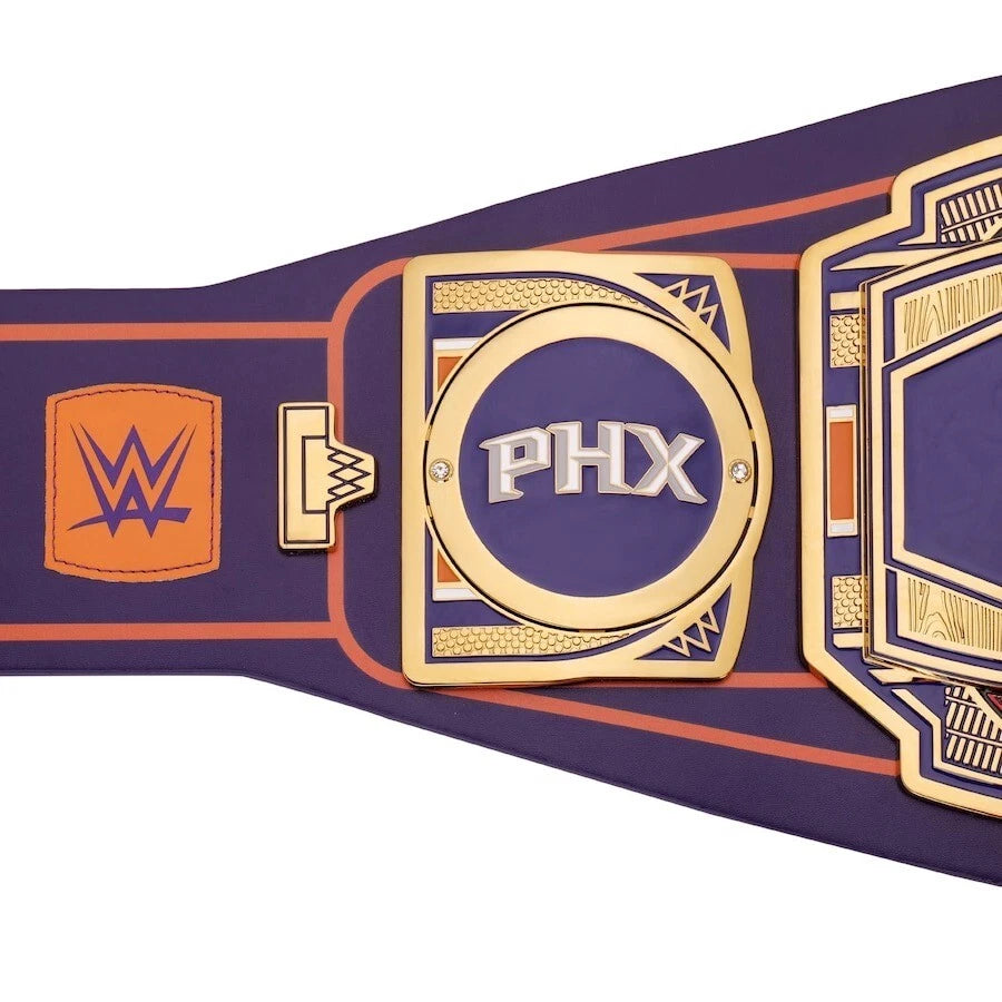 Phoenix Suns NBA 2mm Championship Belt Gold Plated Real Leather