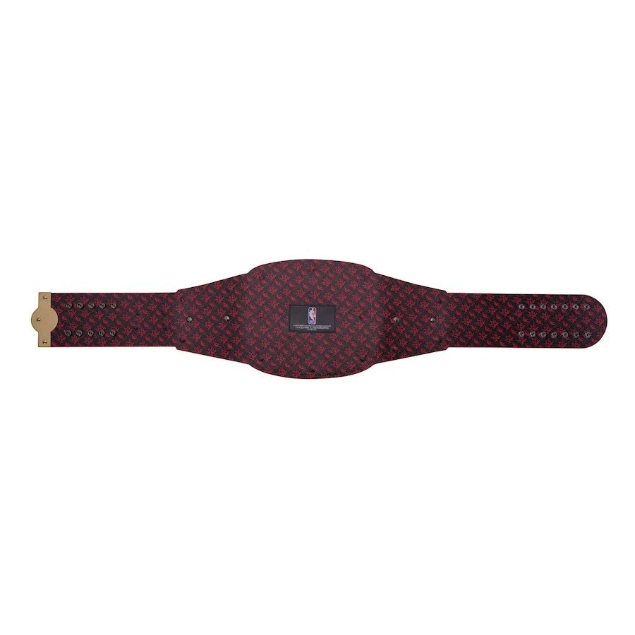 Chicago Bulls NBA 2mm Championship Belt Gold Plated Real Leather