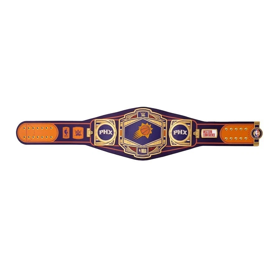 Phoenix Suns NBA 2mm Championship Belt Gold Plated Real Leather