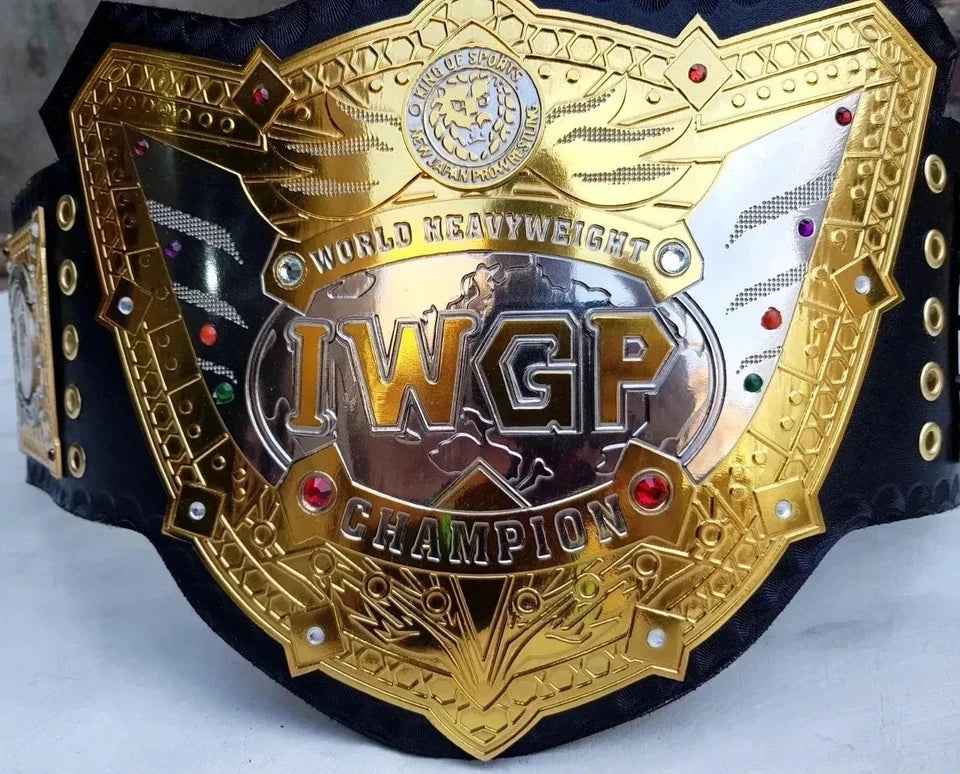 IWGP World Heavyweight Wrestling Championship Replica Tittle Belt 2mm