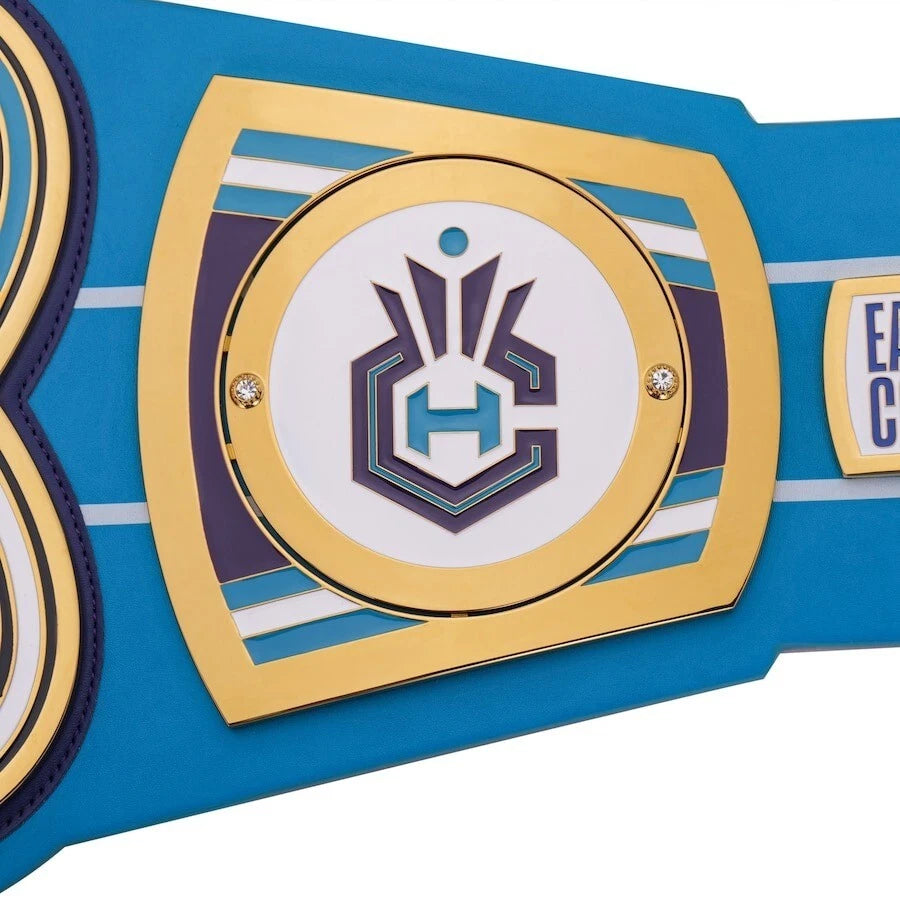 Charlotte Hornets NBA 2mm Championship Belt Gold Plated Real Leather