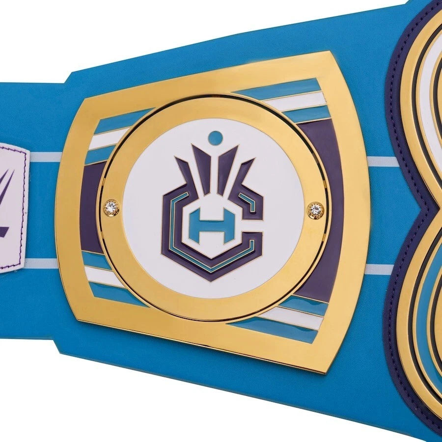Charlotte Hornets NBA 2mm Championship Belt Gold Plated Real Leather