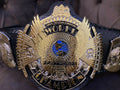 WWF International Hybrid Winged Eagle Championship Belt Black Strap Replica 4MM Zinc
