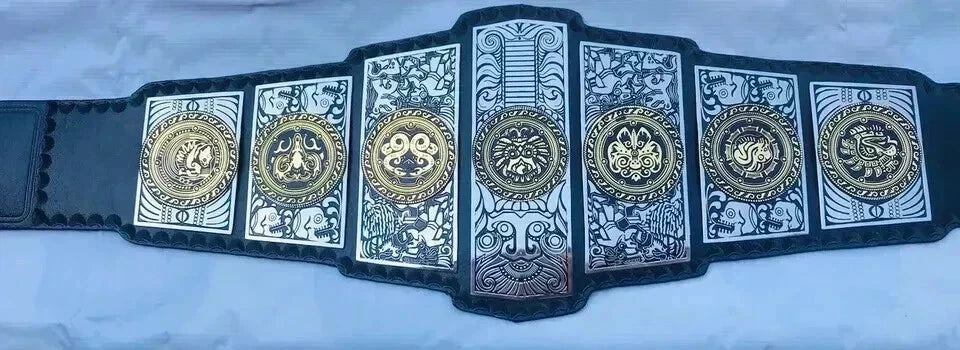 LUCHA Underground Gift of the God Heavyweight Championship Replica Title Belt 4mm Zinc