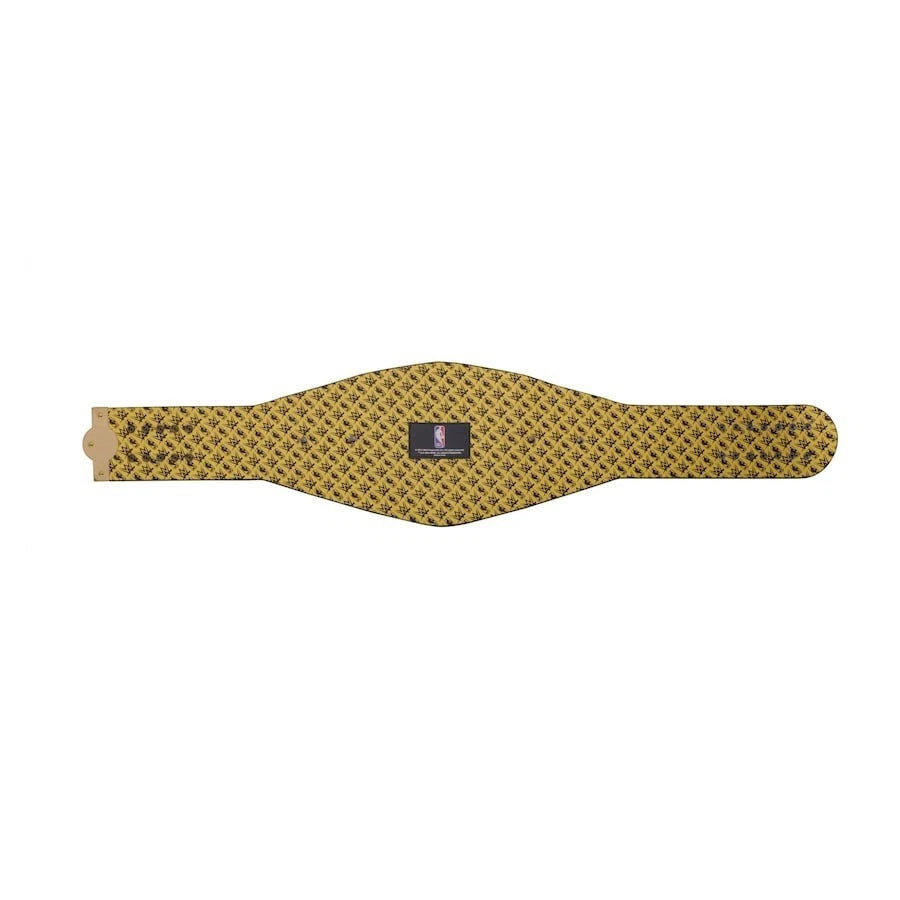 Utah Jazz NBA 2mm Championship Belt Gold Plated Real Leather