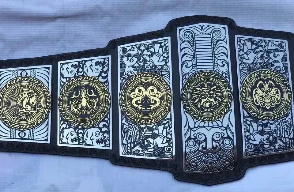 LUCHA Underground Gift of the God Heavyweight Championship Replica Title Belt 4mm Zinc