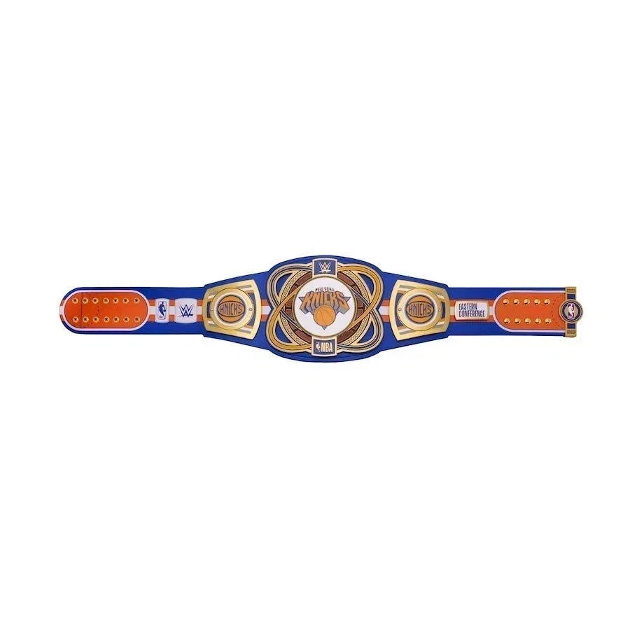 New York Knicks NBA Championship Belt – 2MM Gold Plated with Real Leather Strap