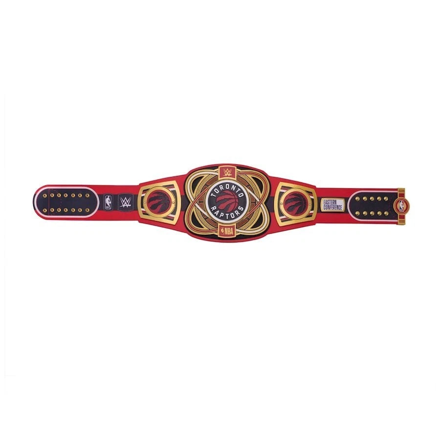 Toronto Raptors NBA 2mm Championship Belt Gold Plated Real Leather