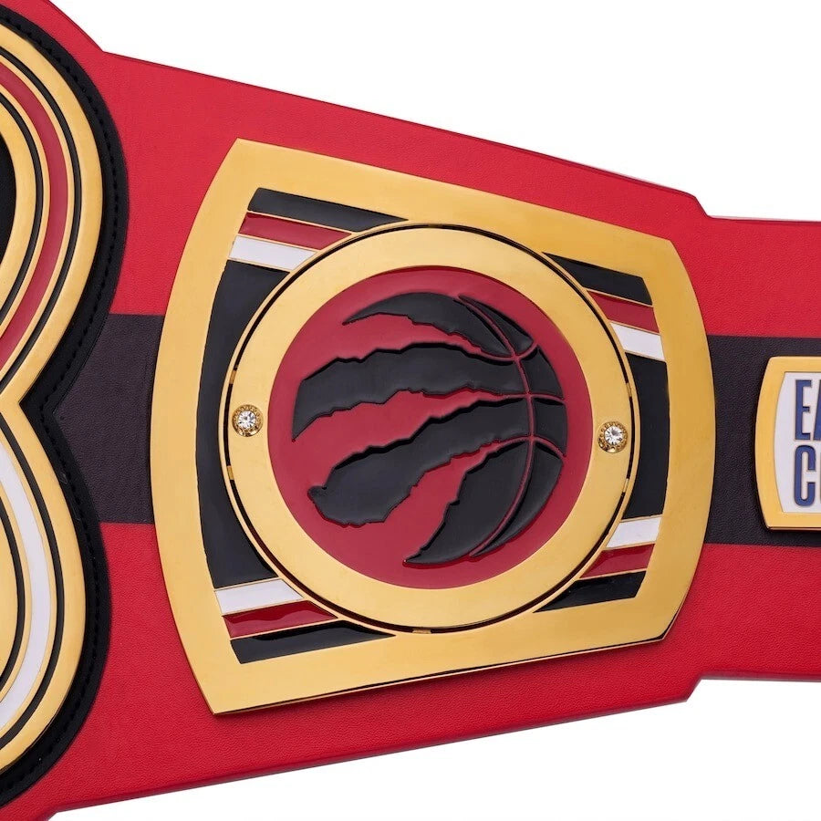 Toronto Raptors NBA 2mm Championship Belt Gold Plated Real Leather