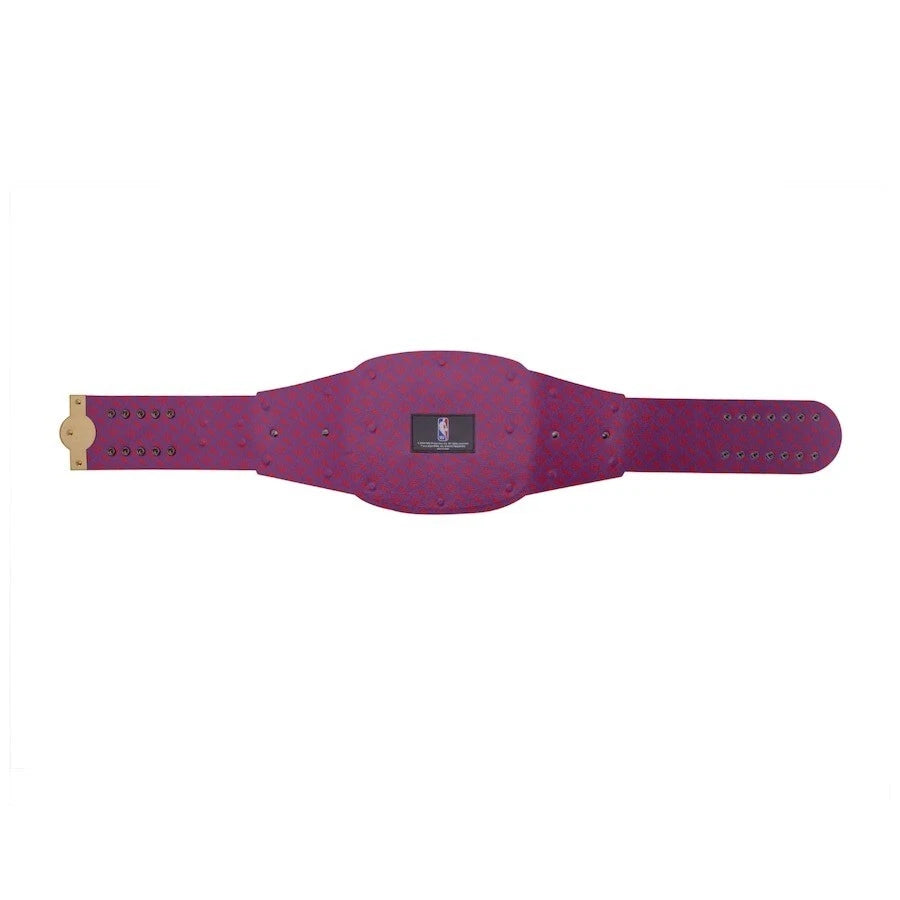 Toronto Raptors NBA 2mm Championship Belt Gold Plated Real Leather