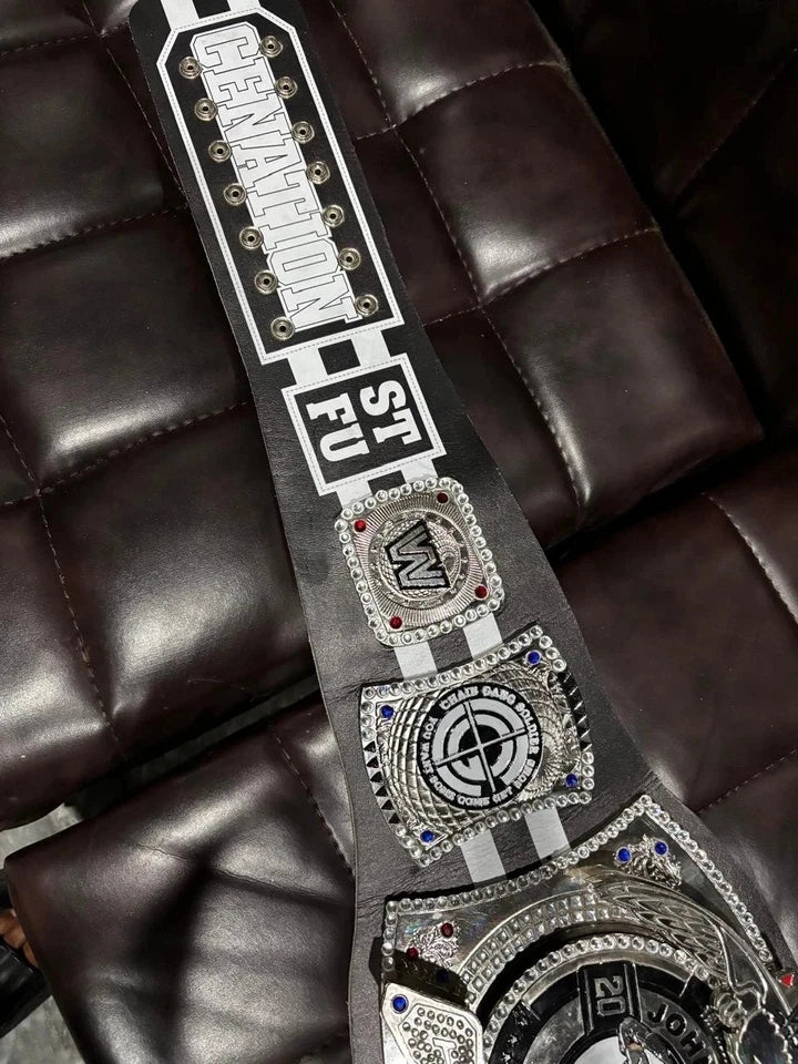John Cena Farewell Tour SummerSlam 2025 Green Spinner Championship Replica Title