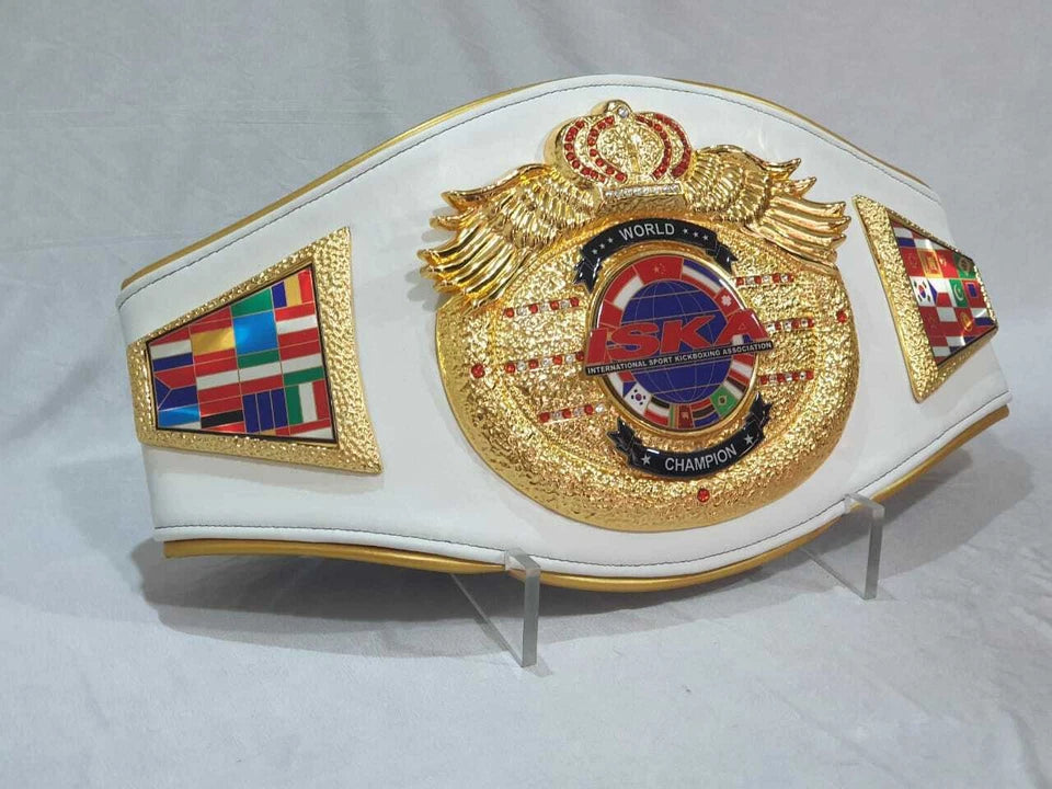 ISKA International Sports Kick Boxing Wrestling Belt Replica