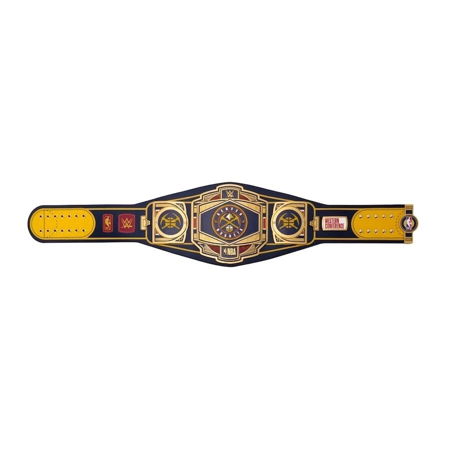 Denver Nuggets NBA mm Championship Belt Gold Plated Real Leather