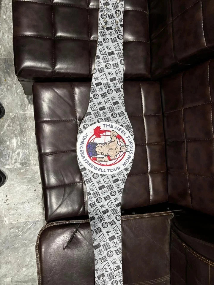 John Cena Farewell Tour SummerSlam 2025 Green Spinner Championship Replica Title