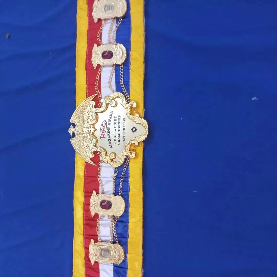 ROBERTO DURAN RING MAGAZINE AWARD CHAMPIONSHIP  REPLICA BELT
