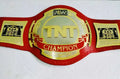 AEW TNT CHAMPION BELT BRASS PLATES 2MM BRASSTNT BELT AEW RED STRAP