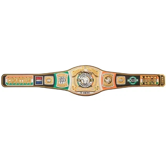 John Cena Farewell Spinner 2025 Dublin Championship Belt Adult Replica 4MM