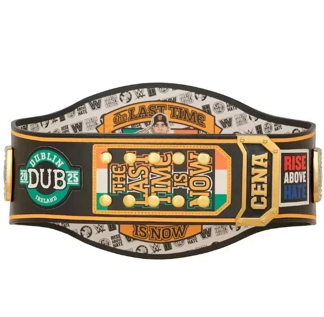 John Cena Farewell Spinner 2025 Dublin Championship Belt Adult Replica 4MM