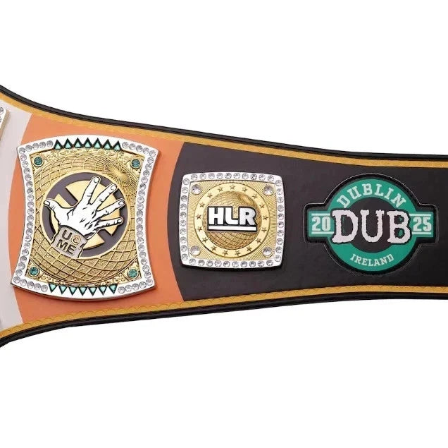 John Cena Farewell Spinner 2025 Dublin Championship Belt Adult Replica 4MM