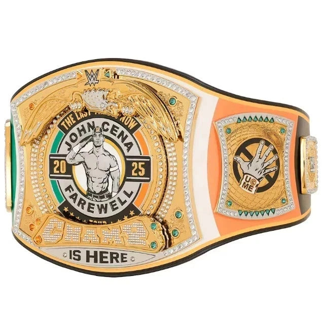 John Cena Farewell Spinner 2025 Dublin Championship Belt Adult Replica 4MM