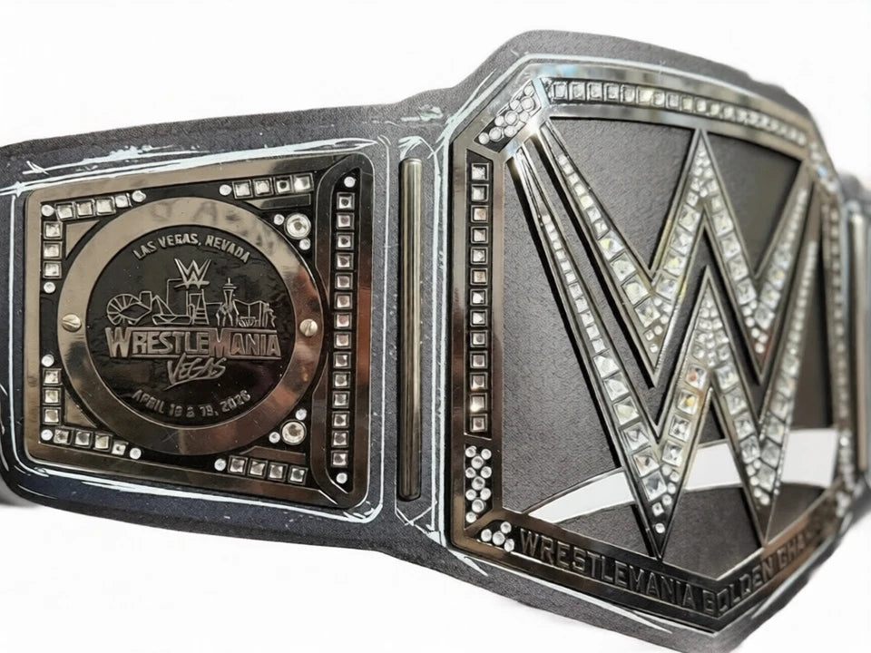 New WrestleMania 42 Replica World Heavyweight Championship Title Belt Brass 2MM