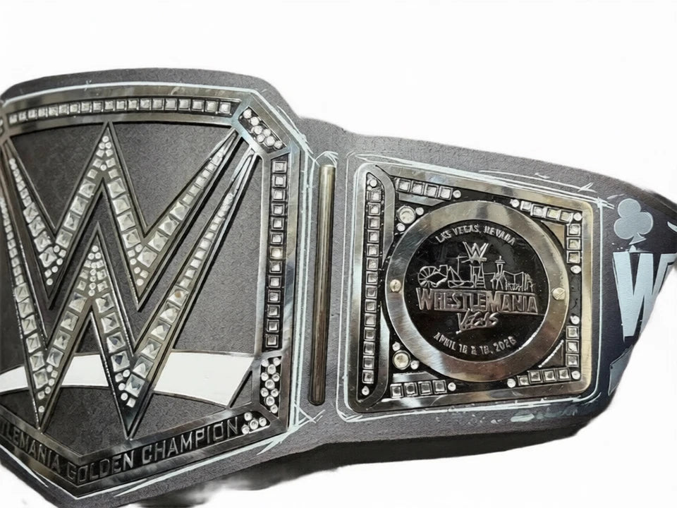 New WrestleMania 42 Replica World Heavyweight Championship Title Belt Brass 2MM