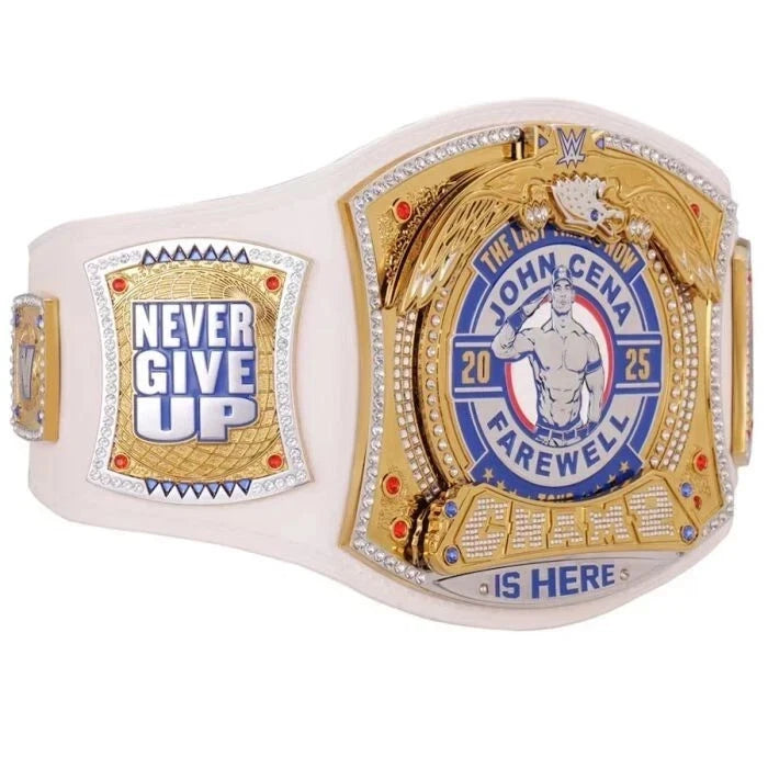 John Cena Farewell Tour 2025 Spinner Championship Replica Title Belts 4MM