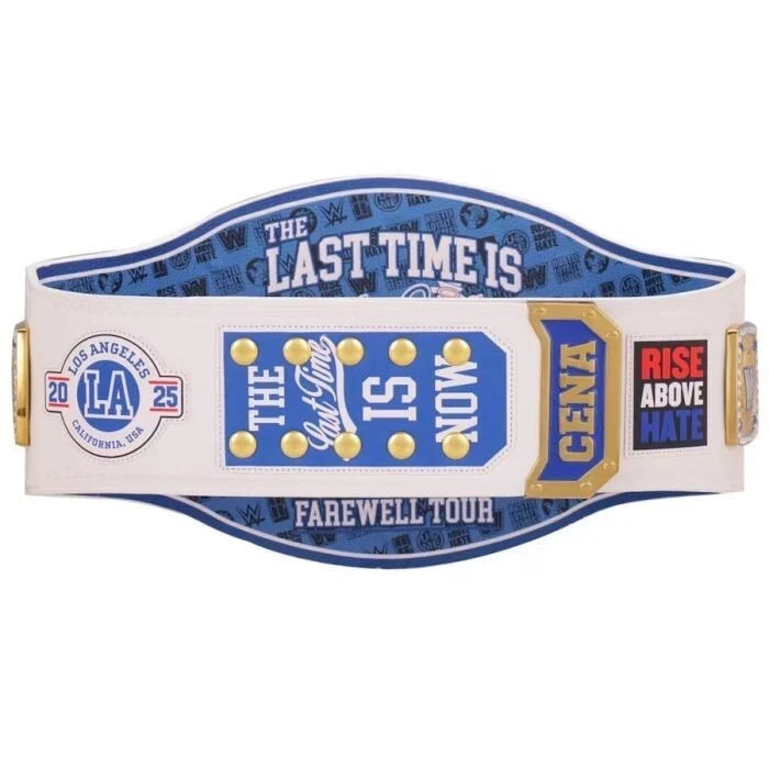 John Cena Farewell Tour 2025 Spinner Championship Replica Title Belts 4MM