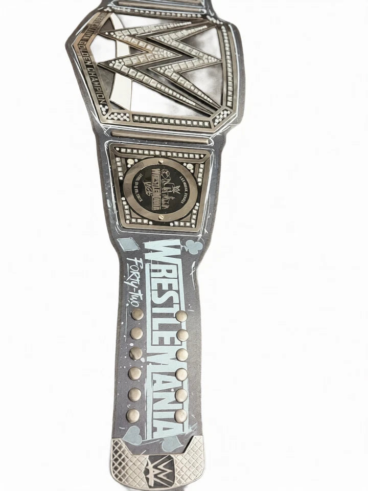 New WrestleMania 42 Replica World Heavyweight Championship Title Belt Brass 2MM