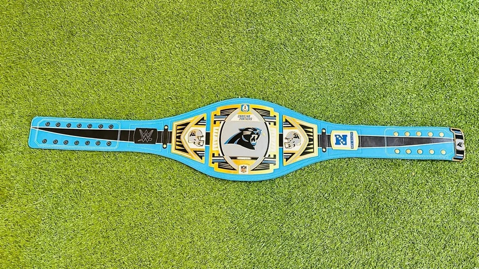 Carolina Panthers NFL Super Bowls World Championship Replica Title Belt 2mm
