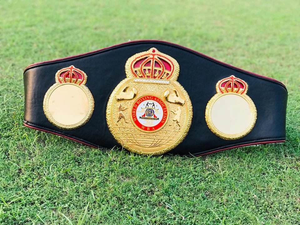 New Style WBA World Boxing Champion leather Belt Replica Adult size