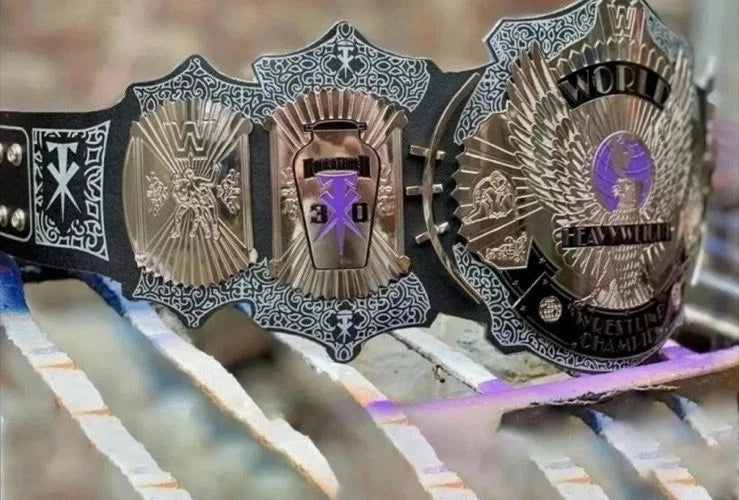 NEW UNDERTAKER 30 YEARS CHAMPIONSHIP REPLICA TITLE BELT 2MM BRASS