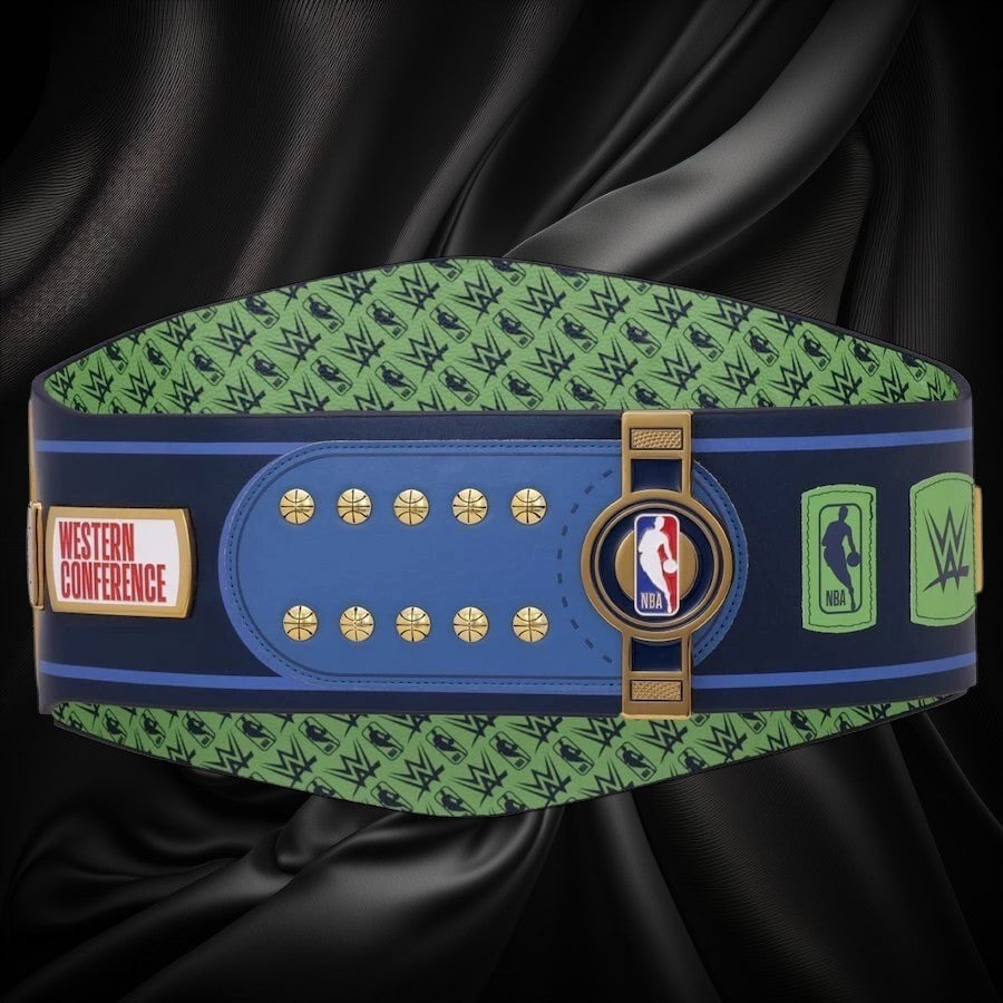 Minnesota Timberwolves NBA 2mm Championship Belt Gold Plated Real Leather