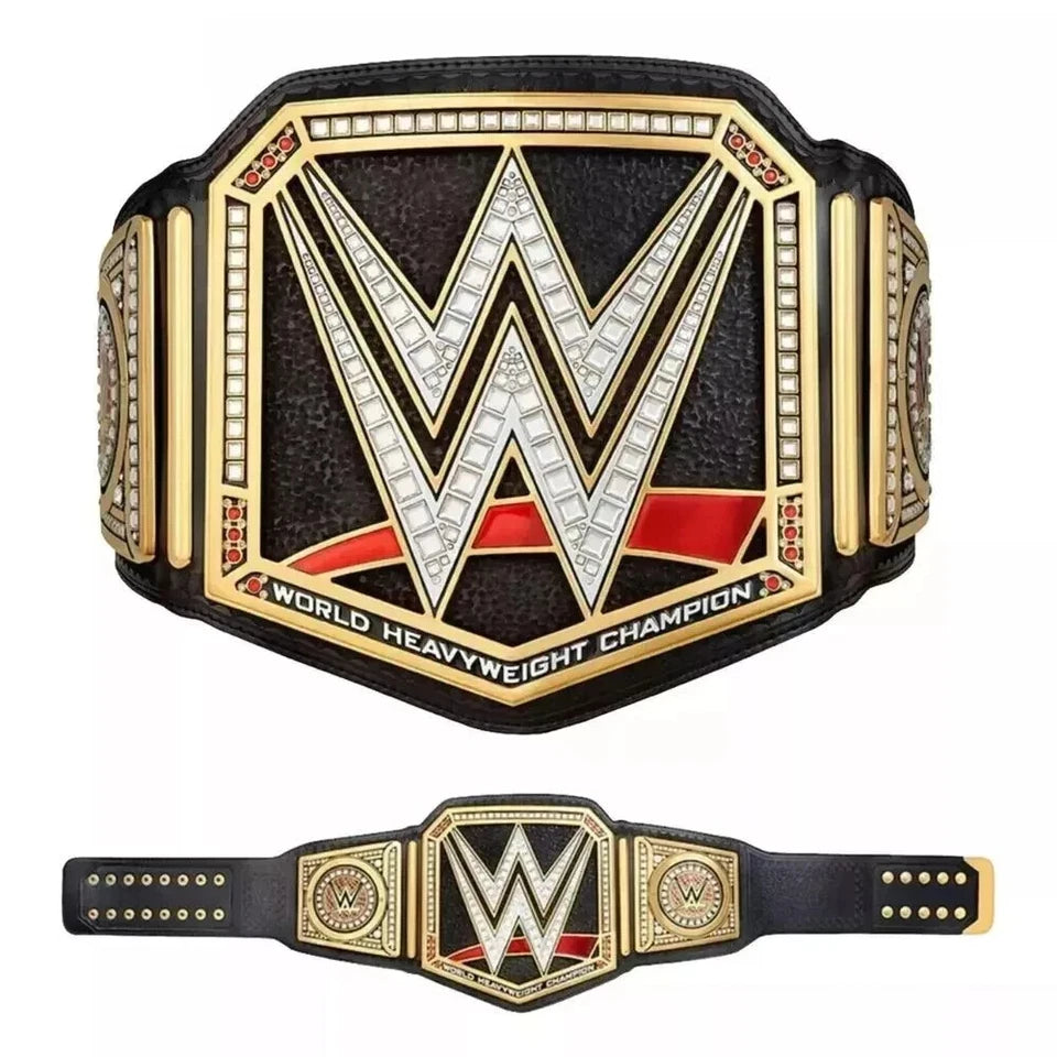 Black Universal Championship Undisputed Replica Belt 2MM Brass Plated Adult Size Black