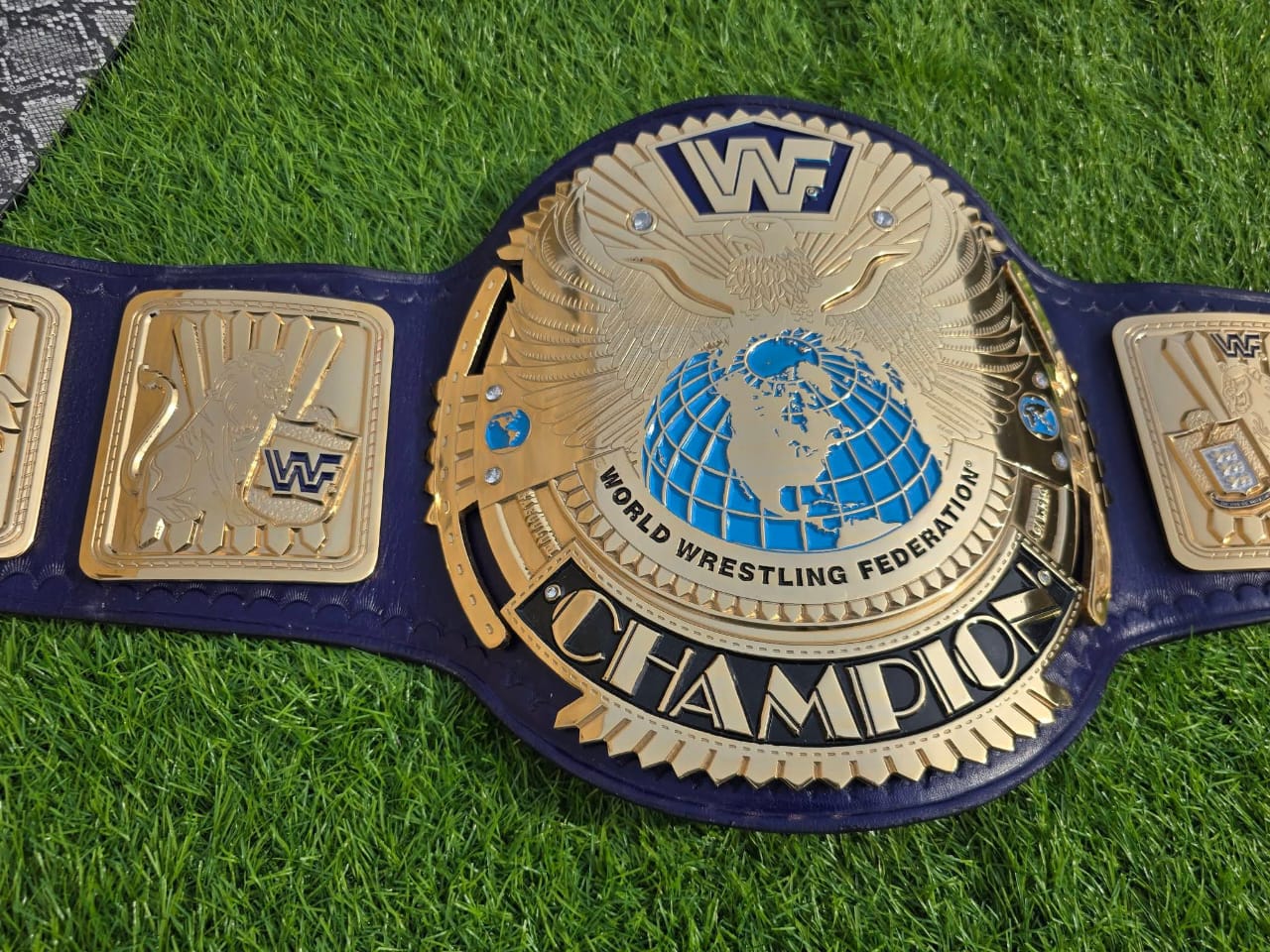 BIG EAGLE ATTITUDE ERA CNC 3D CHAMPIONSHIP BELT 24K Gold Adults Size