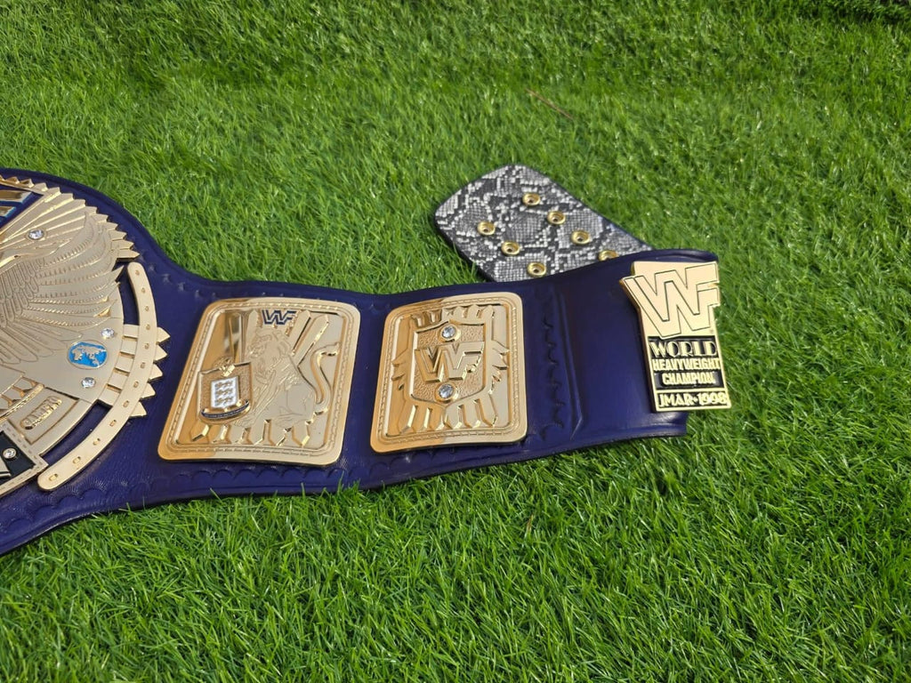 BIG EAGLE ATTITUDE ERA CNC 3D CHAMPIONSHIP BELT 24K Gold Adults Size