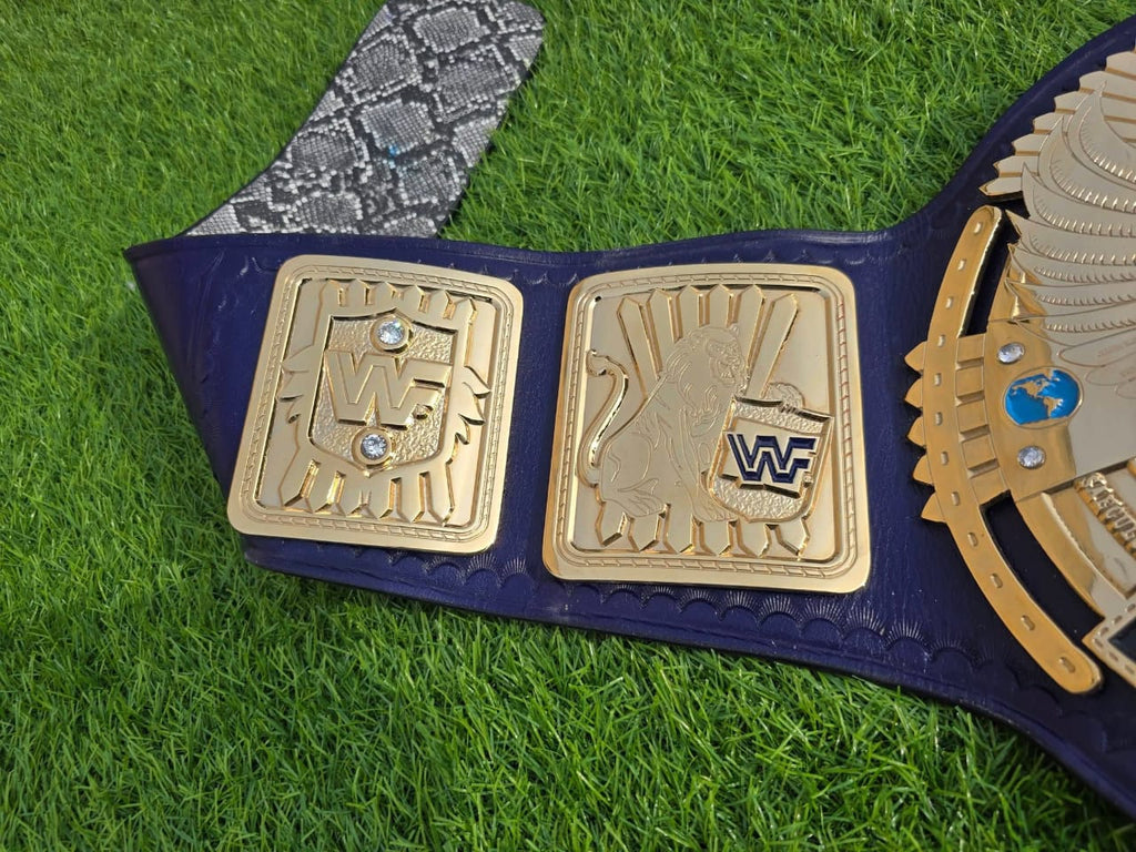 BIG EAGLE ATTITUDE ERA CNC 3D CHAMPIONSHIP BELT 24K Gold Adults Size