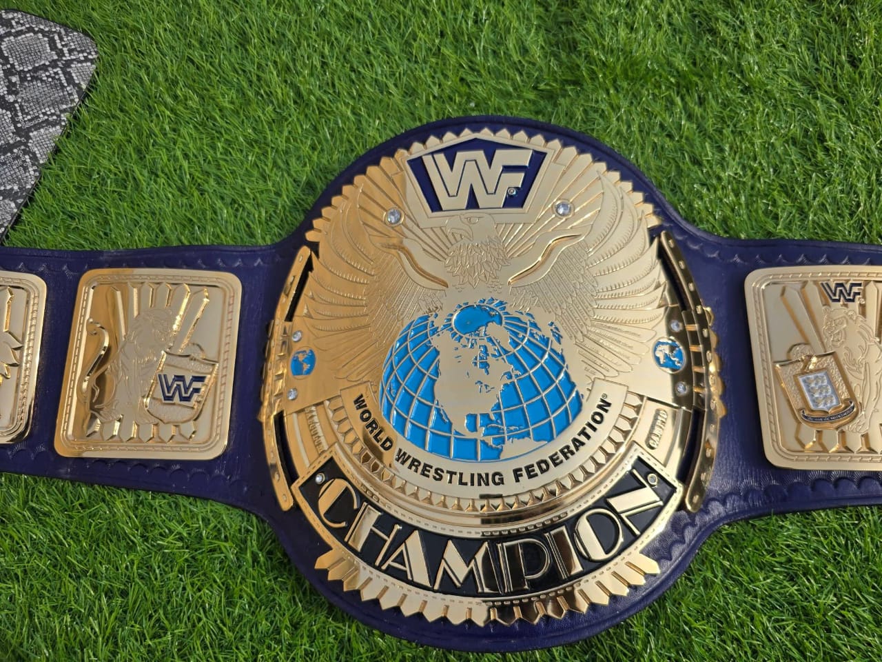 BIG EAGLE ATTITUDE ERA CNC 3D CHAMPIONSHIP BELT 24K Gold Adults Size