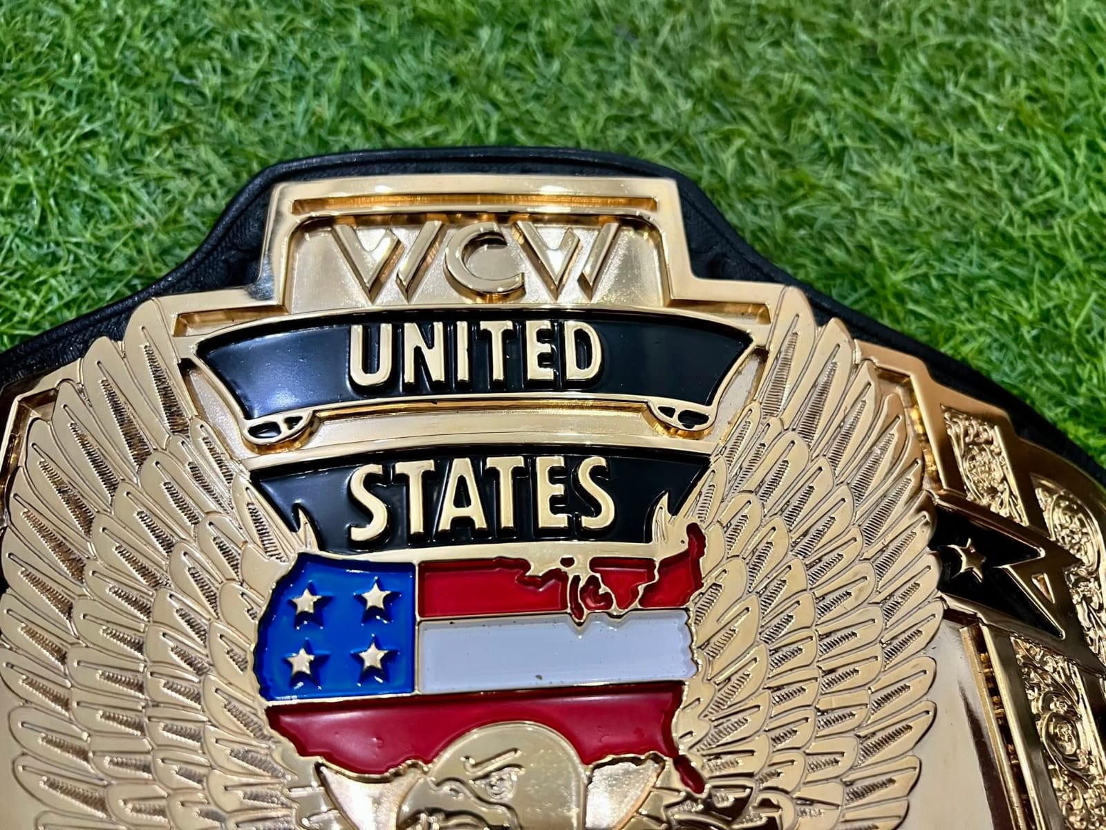 WCW Premium United States Heavyweight HD CNC Championship Belt 24K Gold