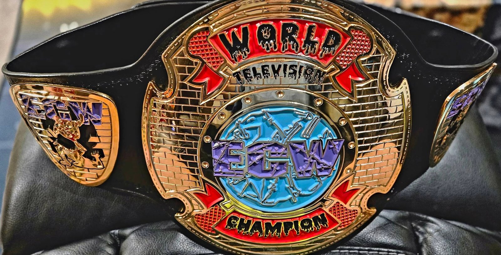710756174_2153522148554929_6789889687979273643_n ECW World Television Championship Replica Belt 4MM Zinc 3D CNC Adult Size - Image 5