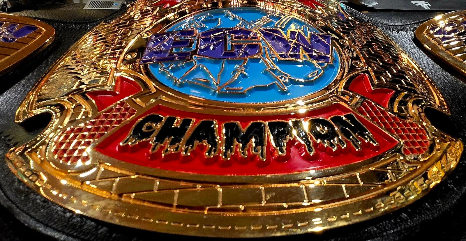 713929175_2153521751888302_2817126749092402784_n ECW World Television Championship Replica Belt 4MM Zinc 3D CNC Adult Size - Image 11