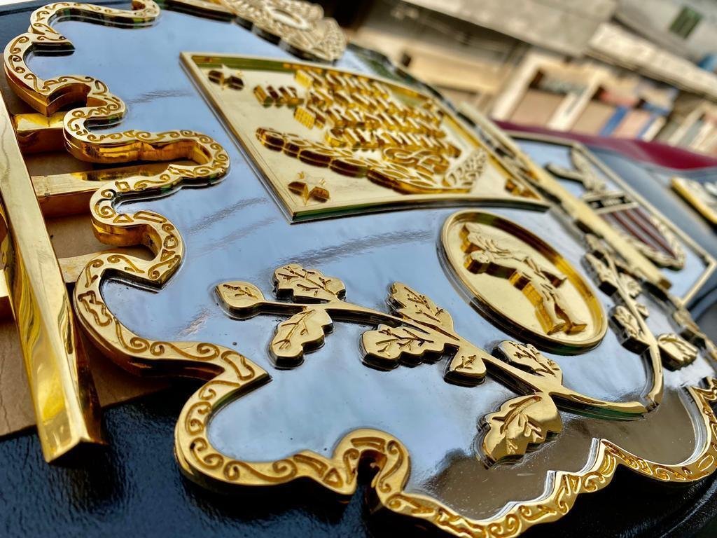AWAWorldHeavyweight3 AWA Championship Belts - Premium Gold Plated Adult Size Replica - 100% Genuine Cowhide Leather