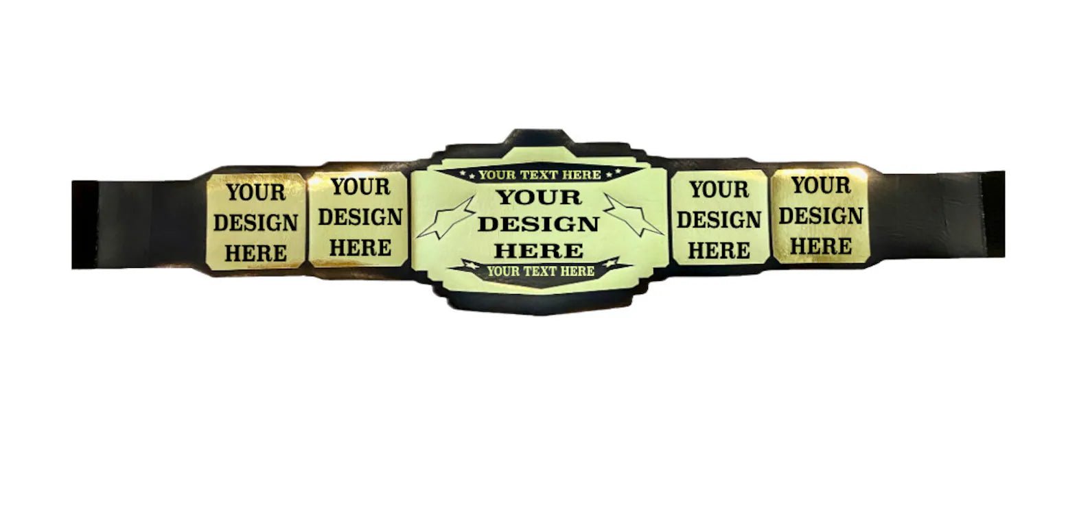 C14._-2 Adult Sized Custom Made Championship Belts ( 36 Inch Waist Size and Larger) - Image 6