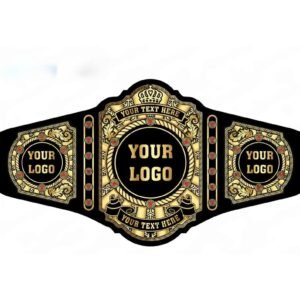 Personalized Championship Title Belt – Custom Sports Award, Events Trophy, Customized Wrestling Belt, Memorabilia Souvenir.