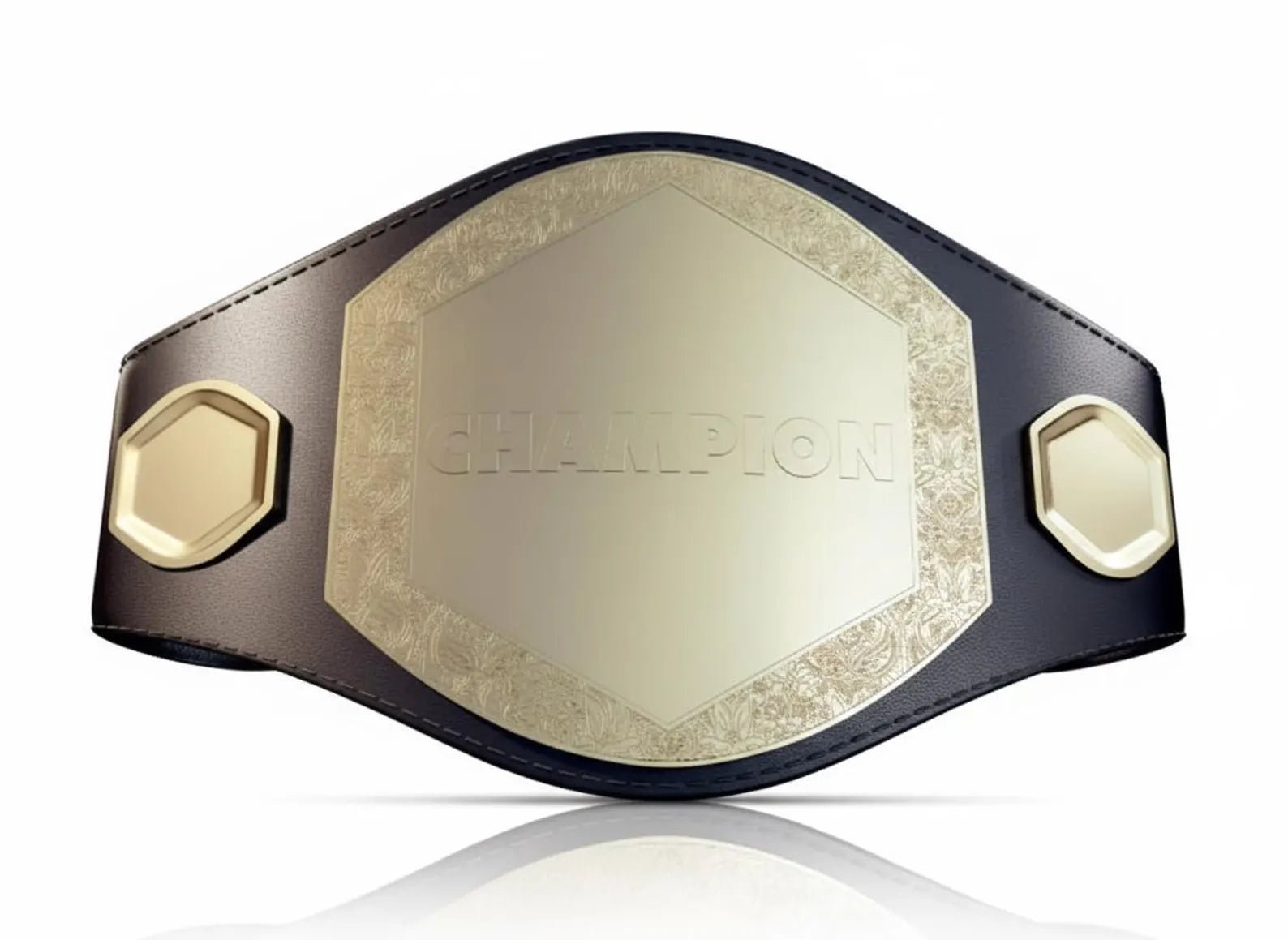 C6-1 Custom Wrestling Heavyweight Championship Belt | Personalized Logo, Real Leather Strap - Image 2
