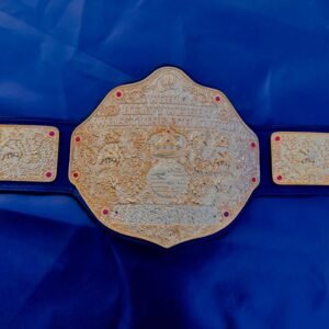 BIG GOLD CASTED WORLD HEAVYWEIGHT CHAMPIONSHIP REPLICA TITLE 6MM BELT