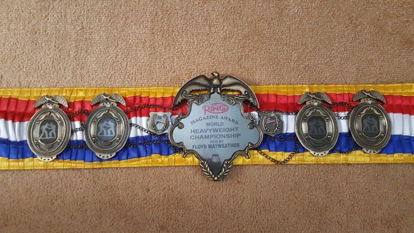 RINGMAGAZINE1 RING MAGAZINE WORLD HEAVYWEIGHT BOXING Championship Belt