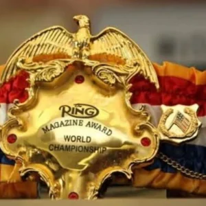 Ring Magazine Belts - Premium Gold Plated Adult Size Replica - 100% Genuine Cowhide Leather